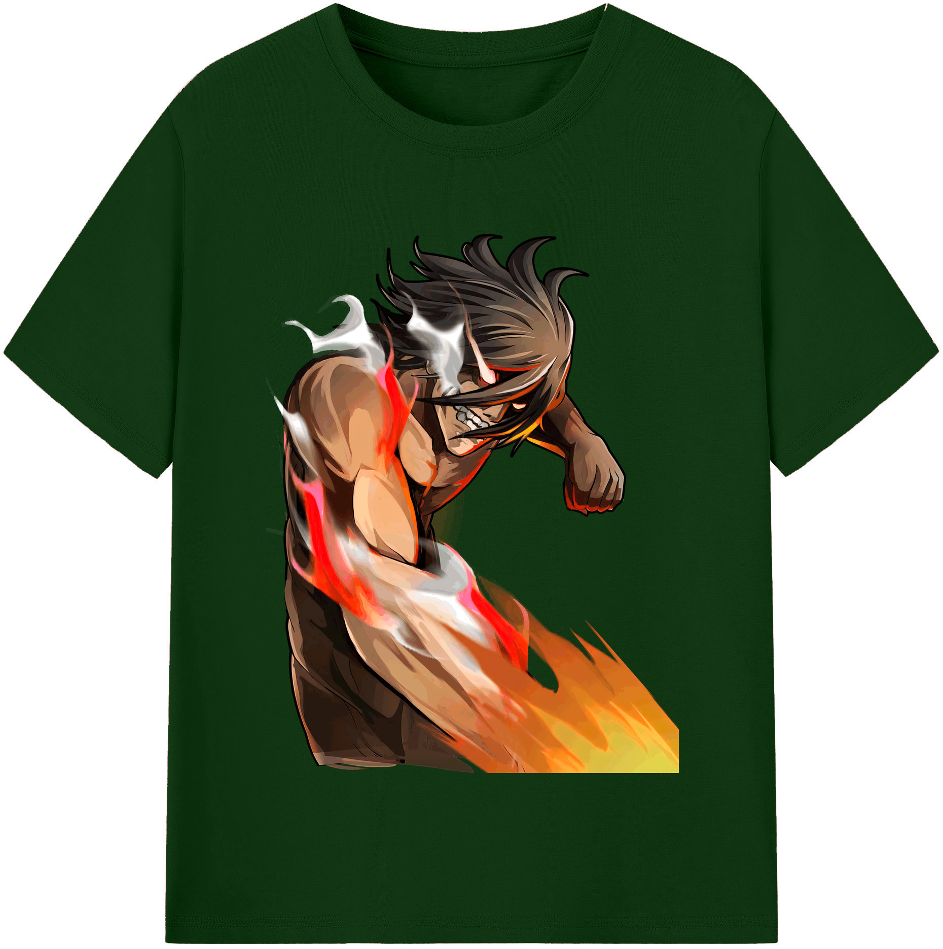 （画像用） 進撃の巨人 Attack on Titan 綿100％半袖Tシャツ（フロントプリント）